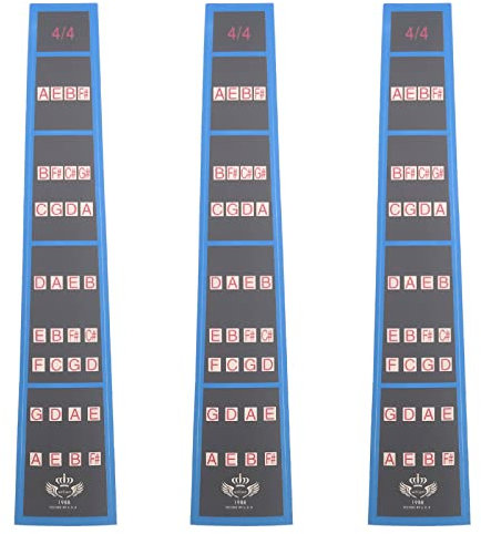 Cheerock 3 Stück Violine Finger Guide 4/4 Violine Griffbrett Note Aufkleber Violin-Anfänger Griffbrett Aufkleber für Maßstab Lernen