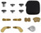 Para Elite Series 2 Palillos de metal con almohadillas en D, botones de gatillo de remo con herramientas para mando Xbox One Elite Series 2 (Model1797) (dorado)