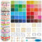 ARTREE 16000 Pièces Perles de rocaille en verre de 3mm,pour la fabrication de bijoux, avec 300 Perles Lettres Kit
