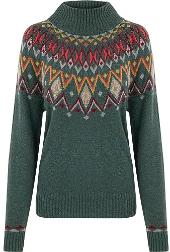 Sherpa Adventure Gear Indu Eco Mock Neck, L, Forest