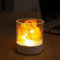 Global Natural Himalayan Salt Fire Warm Color Lamp w/Rough Salt Chunks Includes Dimmer Switch Light Bulb Cord Unique Gift Idea