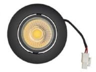 LED Deckeneinbaustrahler A 5068 T schwarz matt 8W 930 38° Dimm