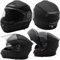 A-Pro Helm P/J Innensonnenblende KlappHelm Modular MotorradHelm Mat Schwarz S