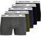 JACK & JONES Herren Unterhosen Shorts Boxershorts Trunks 5er Pack, Farbe:Mehrfarbig, Wäschegröße:XL, Artikel:-Forest Night/navyblazer/DGM/Black/Black