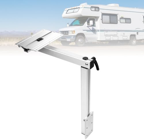 ACLONG Abnehmbare Tischbeine, Tischbeinklammern einstellbare DIY-Möbelbeine Tischbein 360 ° Drehbar für RV Wohnmobile Reisemobil Boote Yachten (Nur Tischbein)