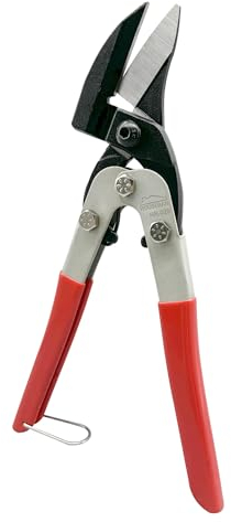 Cesoie per Lamiera HOUSERAN da 260 mm, Cesoie Metalliche con Meccanismo di Blocco di Sicurezza, per Tagliare Lamiera, Alluminio, Pelle, Rete Metallica, Rame, Plastica e Lastre di Plastica.