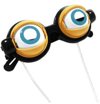 1 x lustige Brille, ziehen Sie die Linie, blinzeln Sie Ihre Augen, verrückte Brille, seltsames lustiges Spielzeug (Stil 4)
