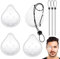 Augenschutz nach Operationen, medizinischer Augenschutz aus Kunststoff mit verstellbarem Riemen, transparente medizinische Augenklappen, Augenschutz, Augenpflegezubehör, atmungsaktiver Augenschutz