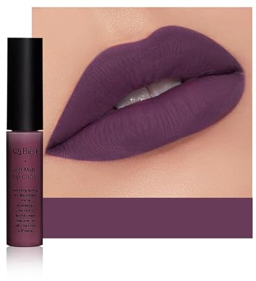 Anifer Velluto opaco rossetto liquido trucco di lunga durata e usura impermeabile, non Stick Cup Lip Gloss, (viola 632)