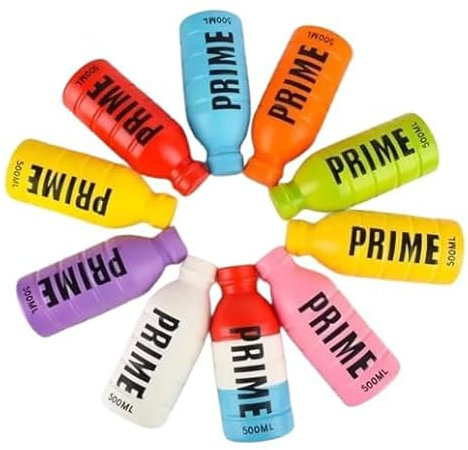 PNJB Prime Bottle Squeeze Stress Relief Soft Squishy Toys - Fidget Gifts for Kids & Adults