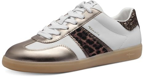Tamaris Baskets Basses pour Femme, Léopard Comb, 41 EU