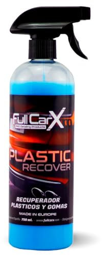 FULLCARX Plastic Recover 750ml Rénovateur Plastique Voiture Intérieur Extérieur, Nettoyant Brillant, Effet Immédiat, Finition Satinée, Récupération, Produit Nettoyage Detailing Professionnel