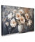 MuchoWow© Impression sur Toile Photo Peinture 60x40 cm Tableau Decoration Murale Chambre Salon Maison Deco Cuisine Fleurs - Blanc - Vase - Moderne