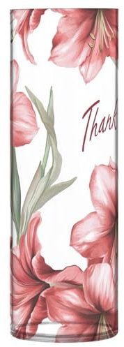 Amaryllis-Blumenvase aus Kunststoff, für Heimdekoration, 30 x 9 cm, unzerbrechliche Blumenvasen für Blumenstrauß, Wohnzimmer, Schlafzimmer, Party-Dekoration