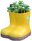 Rain Boot Flower Pot | Rain Boot Planter | Garden Boot Planter | Yellow Rainboot Shaped Resin Cute Cartoon Vase | Indoor Outdoor Planter | Funny Home Garden Decoration
