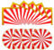 PARTY GO 24 9 piatti di carta 24 tovaglioli per cena e dessert per laurea vacanza matrimonio compleanno festa bambino doccia decorazione rosso