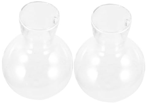 2 Stück Hängende Wasservase aus Hochborosilikat Glas für Zimmerpflanzen