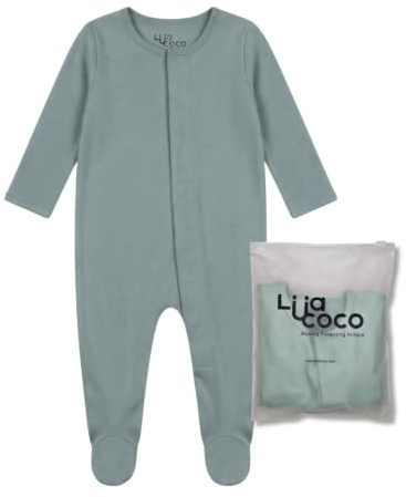 LuaCoco Pijama Magnético Bebé 100% Algodón Orgánico Premium | Olvidate de Cremalleras y Botoneras Incomodas | Manoplas Plegables y Pies Cubiertos | Cambios de Pañal Rápidos | Unisex 0-12 Meses