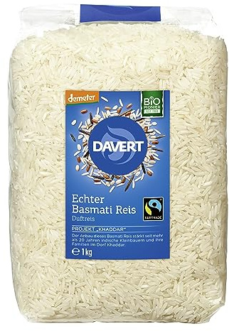 demeter Echter Basmati Reis weiß Fairtrade 1kg 1 x 1 kg