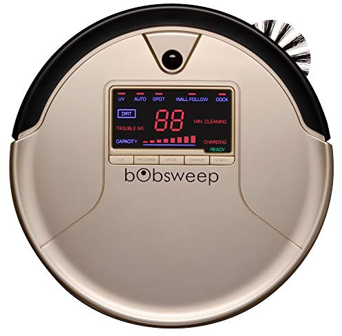 bObsweep PetHair-Roboter-Staubsauger und Mopp, Champagnerfarben