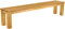 B.R.A.S.I.L.-Möbel Brasilmöbel Sitzbank 208 cm Rio Classico Honig Massivholz aus Pinie, Verschiedene Größen & Farben, ideal für Esszimmer & Küche