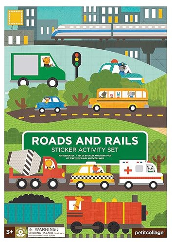 Roads & Rails Sticker Activity Set, PTC183