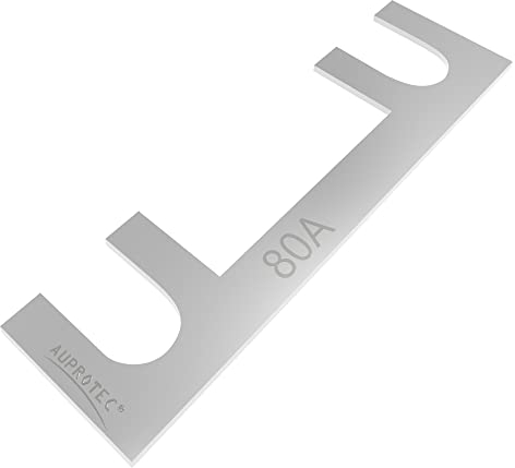 AUPROTEC Sicherungsstreifen Blattsicherung - Blechsicherung 30A - 150A Auswahl: 80A Ampere, 3 Stück