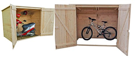 Casetta da giardino per biciclette 2,00 x 1,20 x 1,62 m