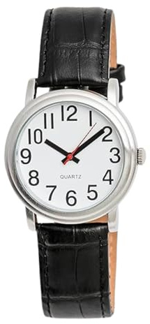 Ravencourt Living Easy to Read Analogue Watch | Easy to Read Analogue Watch, Bold Hands and Numbers, Easy to Grip Crown, Ideal For Elderly And Visual Impairment