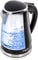 Tower T10012 Colour Changing LED Jug Kettle with Removable Washable Filter, Non-Slip Rubber Feet, Concealed Heating Element, 2200 W, 1.7 Litre, Black, Plastic, 1.7 liters