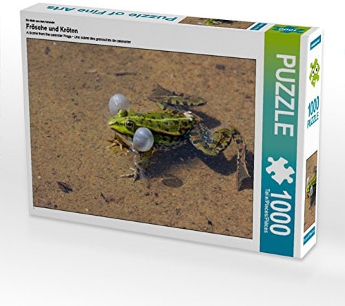 CALVENDO Puzzle EIN Motiv aus dem Kalender Frösche und Kröten | 1000 Teile Lege-Größe 64 x 48 cm Foto-Puzzle für glückliche Stunden