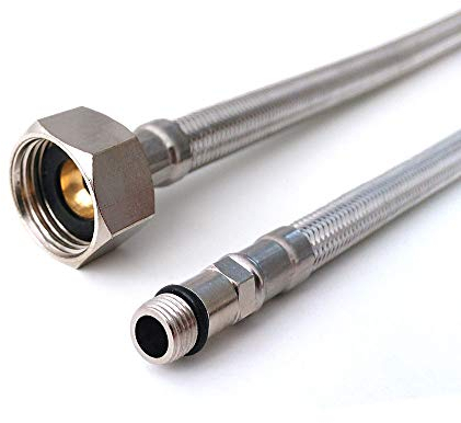 Xcel Home 2 x M12 X1/2 BSP (400 mm) de cuisine/lavabo Mitigeur monobloc pour robinet Flexi tuyaux Tails