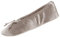 isotoner Women's Satin Ballerina Slippers with Classic Ribbon Suede Sole, Sand Trap Soft Tie Bow, 4.5/5.5 UK