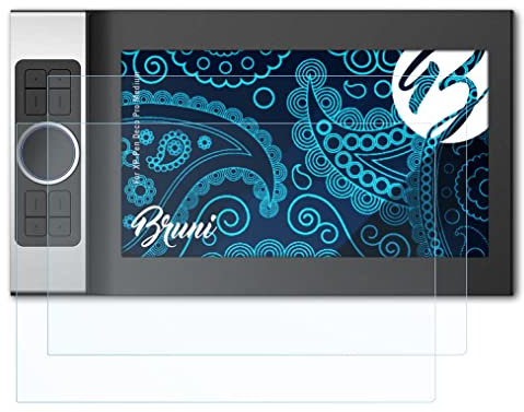 Bruni Screen Protector compatible with XP-PEN Deco Pro Medium Protector Film, crystal clear Protective Film (2X)