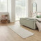 Carpet Studio Maine Teppich Läufer Crème, Läufer Flur 67x180cm, Kurzflor Teppiche, Küchenläufer, Wohnzimmerteppich, Bettvorleger Schlafzimmer