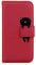 Skyhewen for iPhone 12 Wallet Case, iPhone 12 Pro Flip Phone Case, Shockproof PU Leather Cute Animal Pattern Case Cover with Card Holder Magnetic Closure and kickstand for Girls Women, Red & Cat