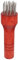 BESTonZON Fleischzartmacher Edelstahl Nadel Fleisch Tenderizer Fleischklopfer Fleischh?mmer Fleischstecher Steaker mit Holzgriff f¨¹r Steak Meat Rindfleisch Schweinefleisch Huhn Rot