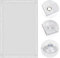 OBdeco Thermo Rollo 100% Verdunkelung Sonnenschutz Verdunkelungsrollo für Velux-Dachfenster Hitzeschutz ohne Bohren mit Saugnäpfen Weiß 48x98cm für FK06