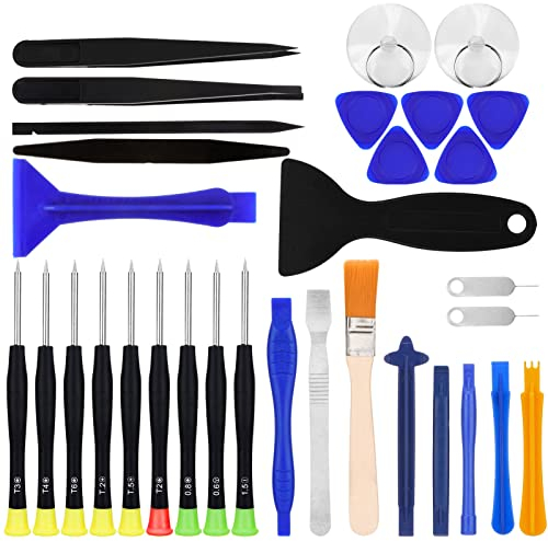 RosewineC 33 in 1 Handy Reparatur Werkzeug Set, Präzisions Schraubendrehe Handy Öffnungs Reparatur Werkzeug für Smartphone,Tablets, Uhren, Brillen