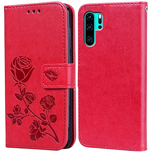 BIIULHCI Custodia Cover per Huawei P30 Pro,Premium Flip Pelle per Huawei P30 Pro PU Portafoglio Magnetica Libro con Slot Schede,Supporto Stand, Interno TPU Protezione Portafoglio
