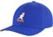 Kangol 3D Wool Flexfit Cap Basecap Fullcap Baseballcap Baseballkappe Wollcap (L/XL (58-61 cm) - Royalblau)