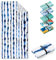 Fit-Flip Strandtuch XXL - Mikrofaser Badetuch - Strandtücher leicht und schnelltrocknend - 100% recyceltes Mikrofaser Handtuch - Strandhandtuch zum Baden (Batik Stripes 200x90cm)