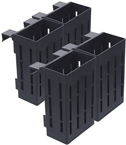 ULTECHNOVO Mikrowelle Zubehör 4 Stücke Aquarium Pflanzenhalter Pflanzgefäß Wasserpflanzenhalter mit Wasserpflanzen Töpfe Pflanzkorb Pflanzenzucht Zubehör Landschaft Dekoration