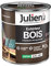 Julien Peinture Bois Microporeux Extérieur Satin - Portes, fenêtres, portails, mobilier de jardin - Brun Normandie 0,5 L