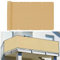 Balkon Sichtschutz Balkonabdeckung 90 x 700 cm Wind HDPE UV-Schutz Balkonschutz Balkonabdeckung mit Kabelbinder Ohne Bohren für Balkon Zaun Terrassen Garten, Sandgelb