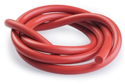 easyhaha Silicone Rubber Rod Bar Silicone Rubber Gasket Trim Red Round Solid Silicone Cord Seal Strips O Ring High Temperature Waterproof (Color : Diameter 3.5mm x1M)