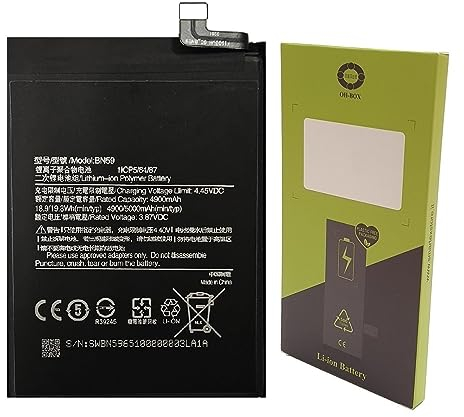OH-BOX® Akku kompatibel mit Xiaomi BN59 Redmi Note 10/ Redmi Note 10S (M2101K7AI)