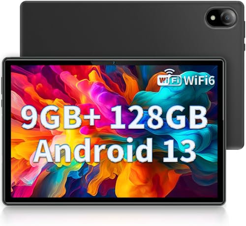 DOOGEE U10 Tablet 10 Pollici, 9GB RAM+128GB ROM/TF 1TB Android 13, Bluetooth 5.0 | WiFi-6 | 5060mAh | 1280*800 | 5MP+8MP | Widevine L1 | TUV Luce Blu Bassa
