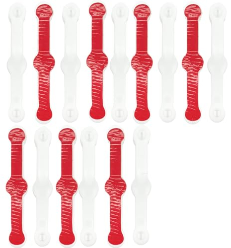 MFCGHXR Clip per zanzariera da 15 pezzi, anti-caduta, finestre autoadesive, non è necessario forare o serrare, adatto per finestre, cucina, porte balcone, zanzariere