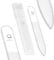 Ambaa Nail File, Nano Glass, 3 in 1 - File, Polish & Shine, Premium with Case, Perfect Nails (Invisible Clear)